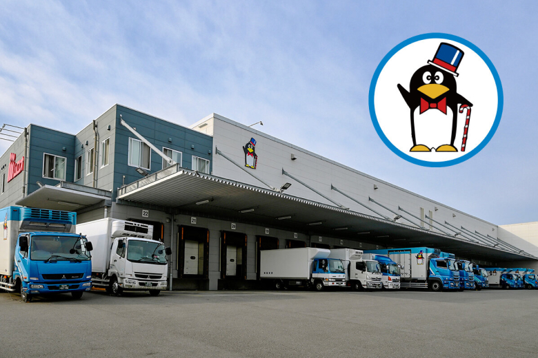 A line for sorting frozen foods by store. Standard conveyors produce great results.