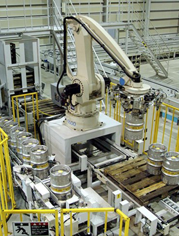 Automated pallet warehouse for picking