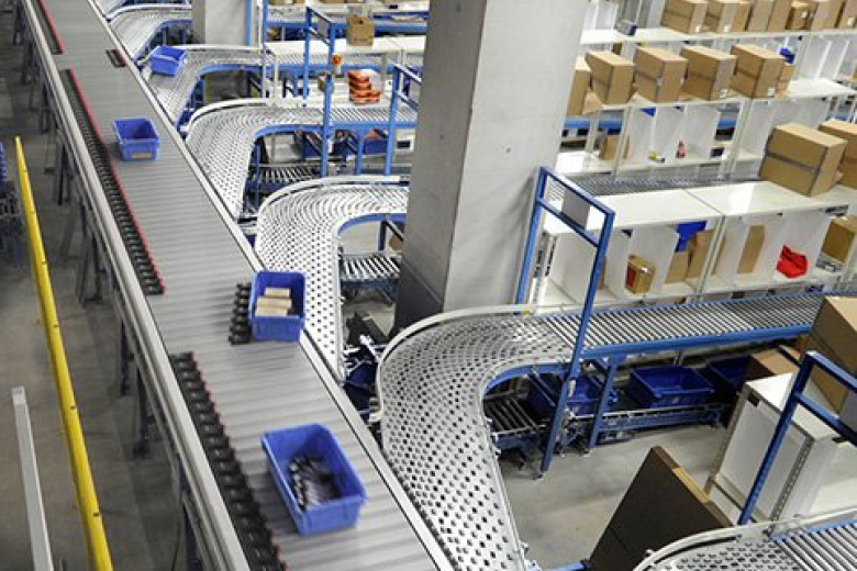 Sorting by product type ⇒ retailer ⇒ store. 80,000 product types are processed through three stages of sorting.